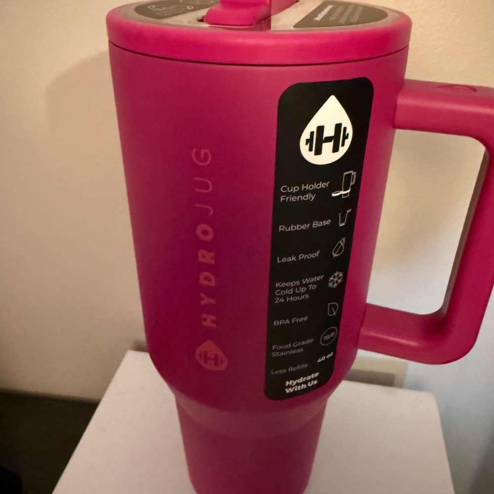 HydroJug Pink Water Bottle